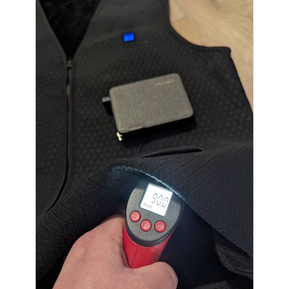 Heated Black Vest - Picture 14 of 16
